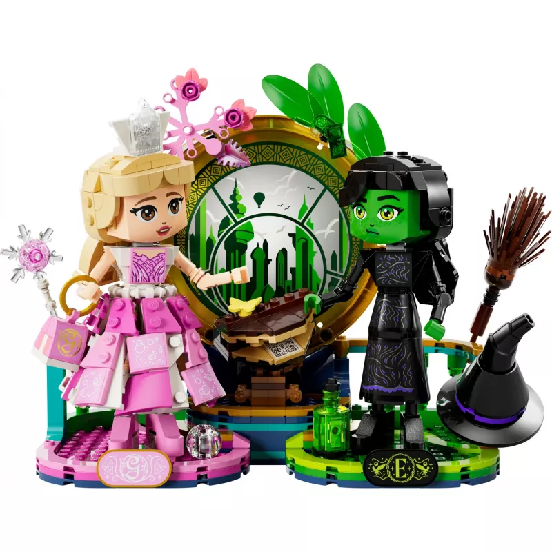 LEGO Wicked Figuras Elphaba y Glinda 75682 – Set de minifiguras de coleccionista