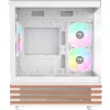 Caja de PC Micro Tower THERMALTAKE View 170 WS ARGB Snow — Micro ATX, blanca, 2x120mm lateral, 1x120mm trasero, fuente de alimentación abajo, compatible con 2,5 pulgadas/3,5 pulgadas