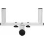 Horquilla para soporte de micrófono Omnitronic GBE-1 blanco – accesorio para soporte de micrófono, horquilla de repuesto