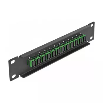 Panel de parcheo de fibra óptica DeLOCK 10