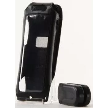 Funda de piel Soryt para Mitel/Aastra serie 620 (620d, 622d, 622) con soporte giratorio