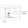 Portero automático con vídeo Hikvision DS-KH6320-TE1, pantalla táctil capacitiva de 7 inch, PoE, 1024×600, MicroSD hasta 32 GB, Ethernet, Linux