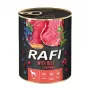 Dolina Noteci Rafi comida húmeda para perros con ternera, arándanos y arándanos rojos – 800g