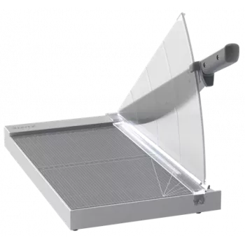 Cortapapeles Leitz Precision Home Office A3, 10 hojas, prensa manual, acero inoxidable, A3, 80 g/m², acero