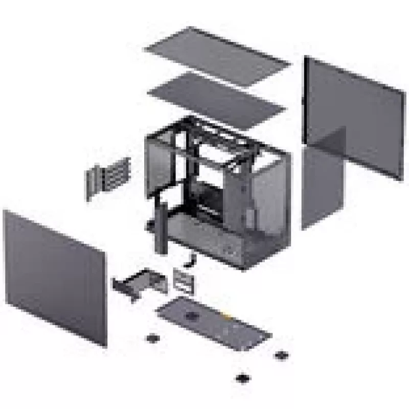 Caja de ordenador Jonsbo D32 PRO Mesh mATX – negra