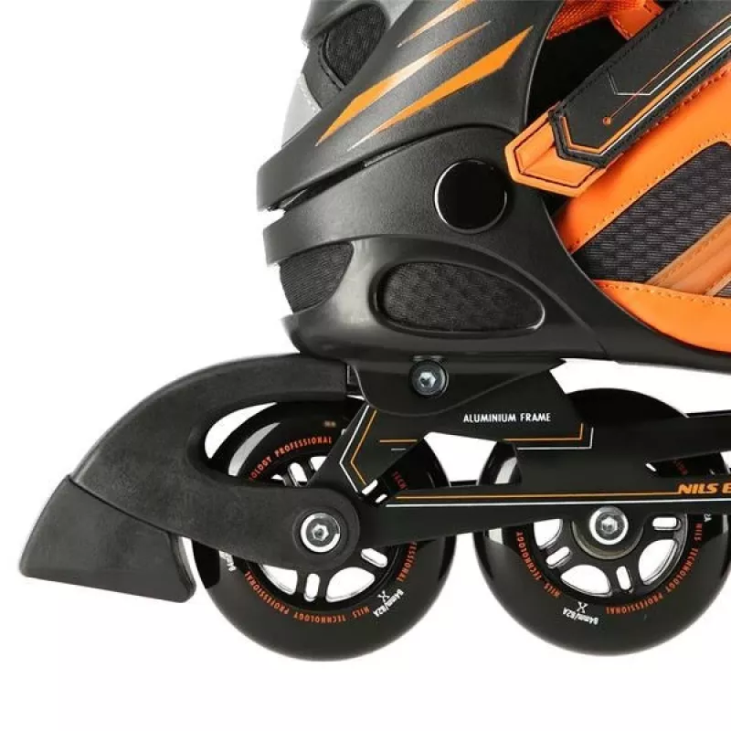 Patines en línea Nils Extreme NA14112 NEGRO-NARANJA TALLA 42