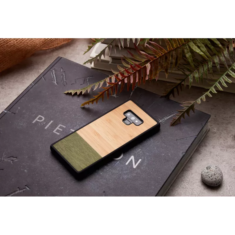 Funda para smartphone Man and Wood para Samsung Galaxy Note 9 — Bambuswald negro