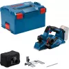 Cepillo eléctrico de batería GHO 18V-26 Professional Solo, 18 voltios, cepillo eléctrico azul/negro, sin batería ni cargador, en L-BOXX