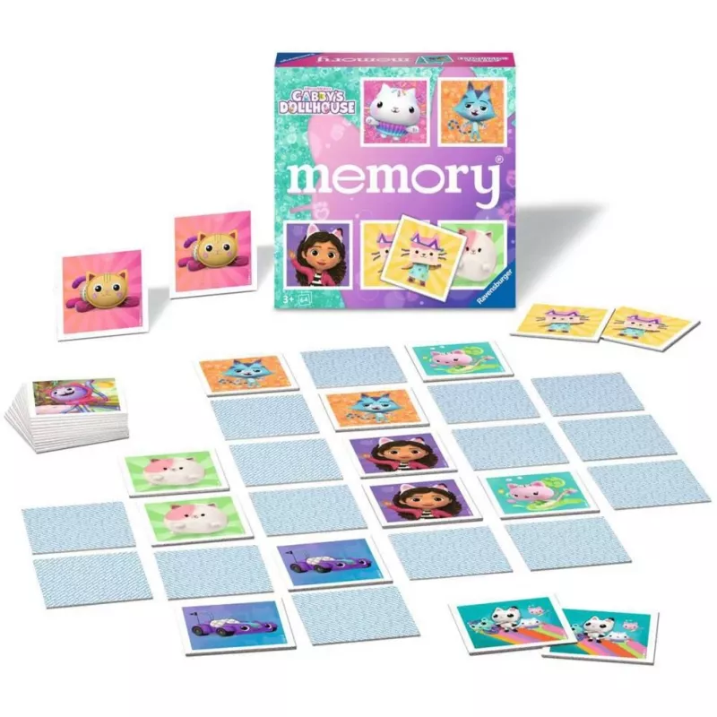memory - Gabby's Dollhouse, juego de memoria