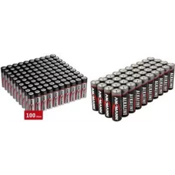 Pila ANSMANN AA alcalina 1522-0043 — pack de 100
