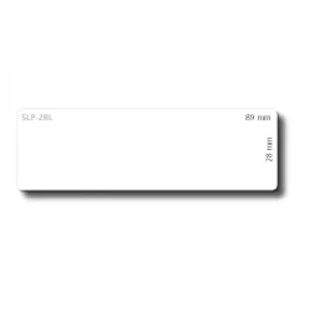 SLP-2RL etiqueta blanca 28X89MM 130 ETIQUETAS/ROLLO. 2 ROLLOS/CAJA