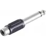 Adaptador ShiverPeaks 57000 — conector jack mono de 6,3 mm (TS) a conector de audio RCA
