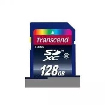Tarjeta de memoria flash Transcend 128 GB SDXC Class 10 TS128GSDXC10