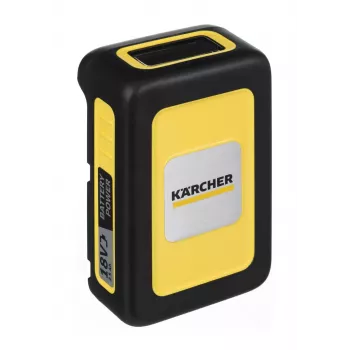 Set de batería y cargador Kärcher Power 18 V 2,5 Ah, 1 batería, 1 cargador, amarillo