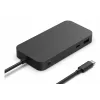 Docking station Microsoft Surface USB4 Dock con cable Negro 100W Power Delivery