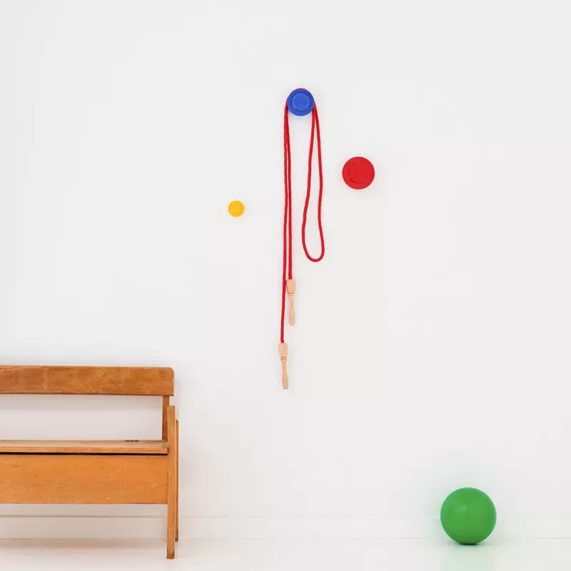 Room Copenhagen soporte de pared LEGO 40161732 rojo azul amarillo (40161732)