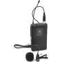 Micrófono de solapa Omnitronic PORTY-8A 863,1 MHz micrófono inalámbrico de solapa