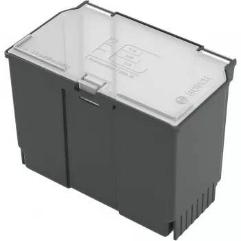 Caja de almacenamiento Bosch SystemBox rectangular Polipropileno 176×105×133 mm Negro/Gris