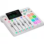 Interfaz de audio Rode RodeCaster Pro II blanco — consola de grabación USB multicanal