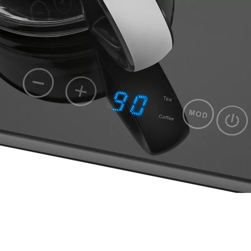 ProfiCook PC-TKS 1056 hervidor 1,7 L negro, acero inoxidable, transparente