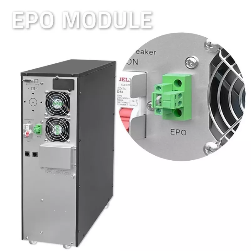 Sistema de alimentación ininterrumpida QOLTEC 52283 6kVA 6000W PF 1.0