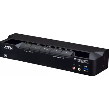 ATEN CS1924A Switch KVMP 4 puertos, DisplayPort, USB 3.0, 8K (CS1924A)