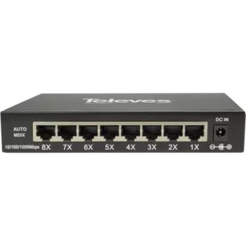 Switch Ethernet no gestionado Televes SWUM-1000-8 8x 10/100/1000 Mbps