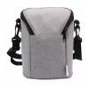 Bolsa térmica Olympia BT 50 — negra/gris, cremallera, 225×170×110 mm