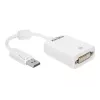 Adaptador de cable de vídeo DeLOCK 61765 DisplayPort a DVI-I 0,125 m