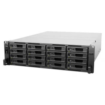 Servidor NAS en rack Synology RS2825RP+ 16 bahías (3U) V1780B 3,35 GHz, 8 GB DDR4, compatibilidad HDD/SSD, gris
