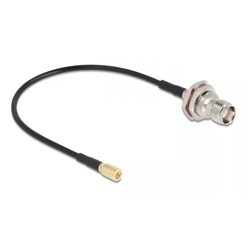 Cable de antena Delock conector hembra TNC a conector macho SMB RG-174 20 cm (90724)