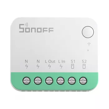 Sonoff MINIR4M Matter mini interruptor inteligente WiFi (HomeKit, SmartThings, Home Assistant).