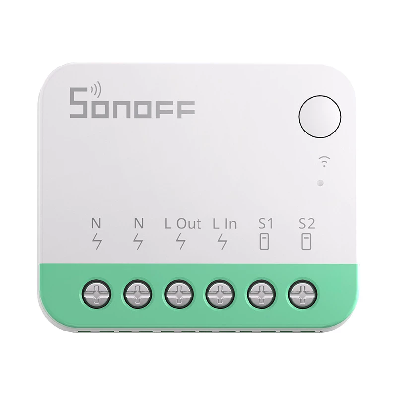 Sonoff MINIR4M Matter mini interruptor inteligente WiFi (HomeKit, SmartThings, Home Assistant).