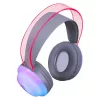 Defender FreeMotion B651 63651 auriculares inalámbricos supraaurales, Bluetooth 5.3, retroiluminación RGB, 20–20000 Hz, 105 dB, USB-C, AUX, blancos