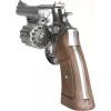 Revolver de policía de juguete de metal Pulio 1556067/0 – tambores de 8 disparos