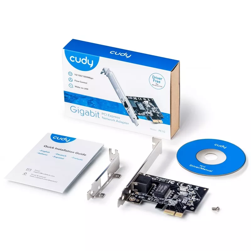 Tarjeta de red interna Cudy PE10 Ethernet 1000 Mbit/s
