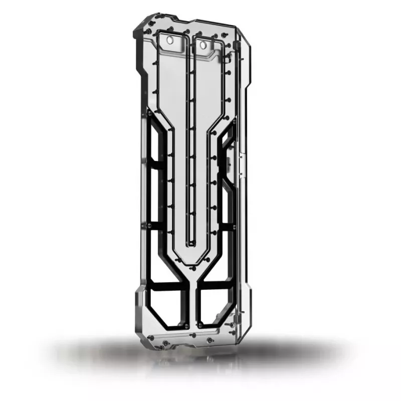 Carcasa de ordenador Singularity Spectre 4 Aevum Elite Acrylic — transparente/negro con acentos