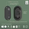 Logitech Pebble 2 Combo teclado y ratón inalámbricos QWERTZ alemán grafito