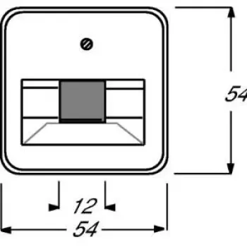 BUSCH JAEGER 1753-0-8949 - Marfil - convencional - Busch-Jaeger - 54 mm - 54 mm - 1 ud.