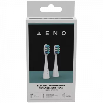 Cabezales de cepillo de repuesto AENO, Blanco, cerdas Dupont, 2 uds. en el set (para ADB0001S/ADB0002S)
