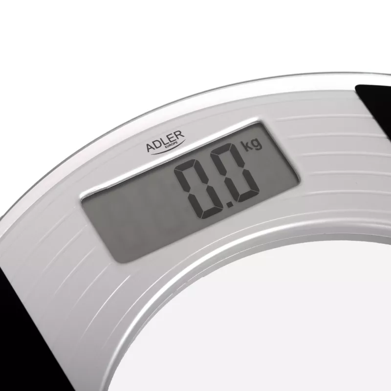 Adler | Báscula de grasa corporal | Carga máxima 150 kg | Precisión 100 g | Vidrio