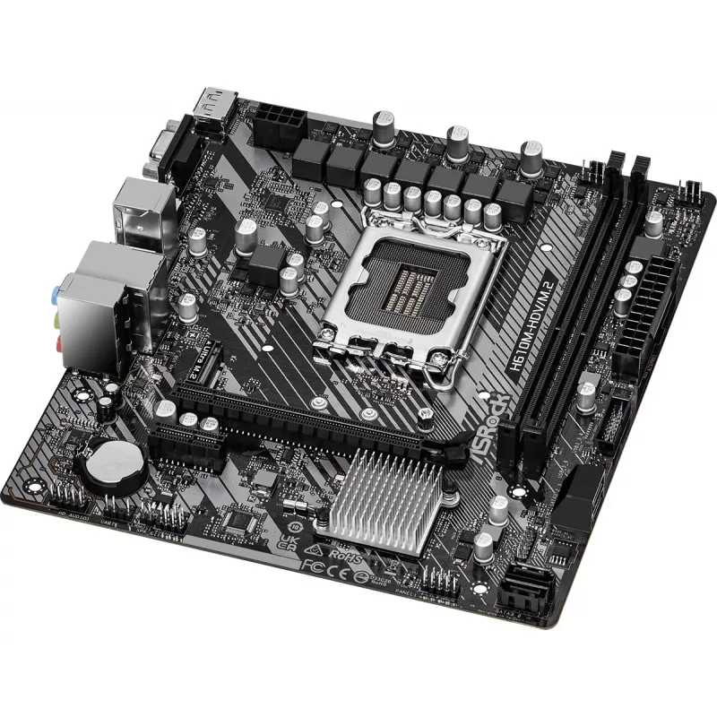 Placa base ASRock H610M-HDV/M.2 R2.0 LGA1700 DDR4 Micro-ATX