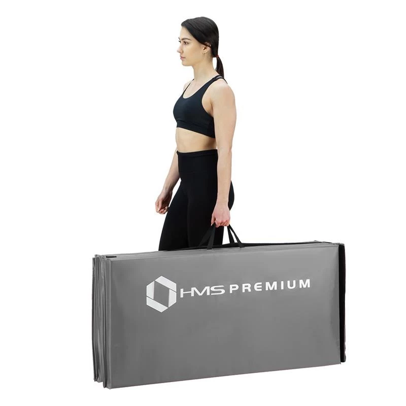 Esterilla de entrenamiento polivalente HMS Fitness MGS01 gris