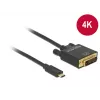 Adaptador USB-C a DVI DeLOCK 1 m 85320
