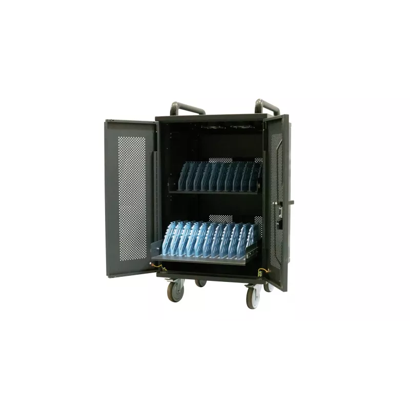 Armario portátil de gestión de dispositivos Avtek Charging Cart 20 negro