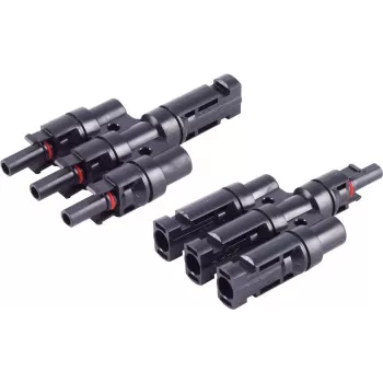 shiverpeaks ®-PV4 set adaptador en T, 3/1, IP68, 1,5 kV, negro (BS02-21013)