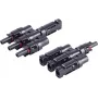 shiverpeaks ®-PV4 set adaptador en T, 3/1, IP68, 1,5 kV, negro (BS02-21013)