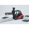 Carretilla elevadora Bruder Linde H30D con 2 palés