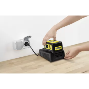 Set de batería y cargador Kärcher 2.445-063.0, Universal 18V 5000mAh, amarillo/negro