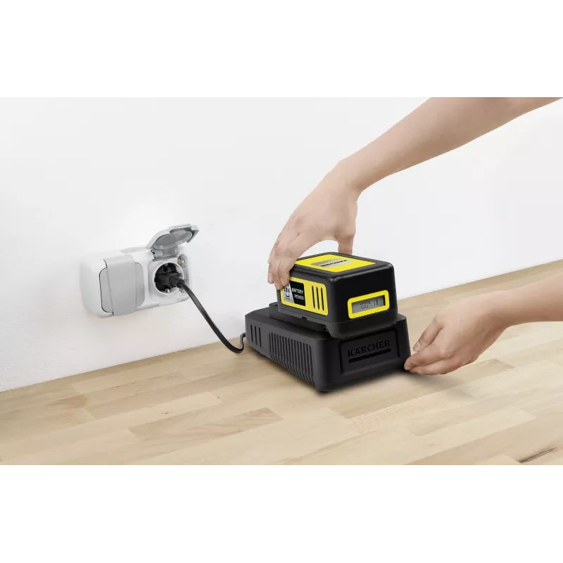 Set de batería y cargador Kärcher 2.445-063.0, Universal 18V 5000mAh, amarillo/negro